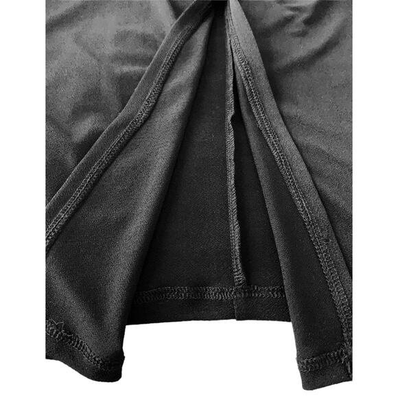 RACHEL ROY MIDI BODYCON DRESS, WOMENS, M, BLACK, CAP SLEE3VE, V-NECKLINE - Picture 7 of 11